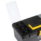 Ящик для инструмента ТУНДРА, 16", 390 х 200 х 170 мм, пластиковый, лоток, два органайзера - Фото 9