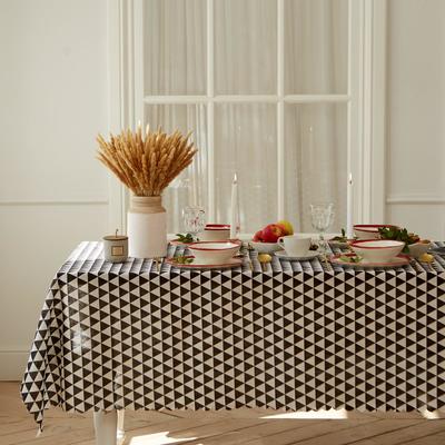 Скатерть «Доляна. Треугольники», 145×145±3 см,100% п/э, рогожка 130 г/м²