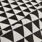 Скатерть Доляна "Треугольники" 145х145±3см,100%пэ, рогожка 130 гр/м - фото 4327970