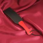 Шлёпалка кожаная "Хлопушка", с красной ручкой, 32х7,5 см - Фото 2