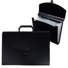 Папка-портфель А4 Calligrata, 13 отделений, 700 мкм, до 300 листов, чёрная - Фото 1