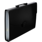 Папка-портфель А4 Calligrata, 13 отделений, 700 мкм, до 300 листов, чёрная - Фото 2