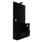 Папка-короб архивная А4, корешок 100 мм, Calligrata, пластик, вырубная застежка, чёрная, до 900 листов - Фото 3