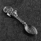 Сувенир кошельковый "Ложка-загребушка с бантиком", олово, 3х0,7х0,3 см - Фото 5