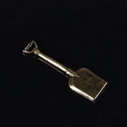 Сувенир кошельковый "Лопата совковая", латунь, 4,5х1,6 см - Фото 3