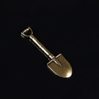 Сувенир кошельковый "Лопата денежная", латунь, 4,5х1,6 см - Фото 3