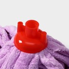 Насадка для швабры ленточная Доляна «Широкие петли», микрофибра, 28×7×7 см, МИКС - Фото 4