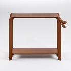 Подставка напольная для цветов «Клик Мебель. Флора», 2 полки, 490×590×230 мм, цвет орех - Фото 1