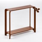 Подставка напольная для цветов «Клик Мебель. Флора», 2 полки, 490×590×230 мм, цвет орех - Фото 2