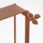 Подставка напольная для цветов «Клик Мебель. Флора», 2 полки, 490×590×230 мм, цвет орех - Фото 3