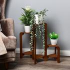 Подставка напольная для цветов «Клик Мебель. Флора», 6 полок, 490×540×400 мм, цвет орех - Фото 5