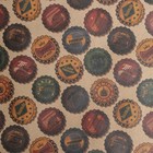 Бумага упаковочная крафтовая «Крышки», 50×70 см  (артикул 6887555)  большой выбор товаров оптом и в розницу по низким ценам с доставкой