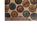 Бумага упаковочная крафтовая «Крышки», 50×70 см  (артикул 6887555)  большой выбор товаров оптом и в розницу по низким ценам с доставкой