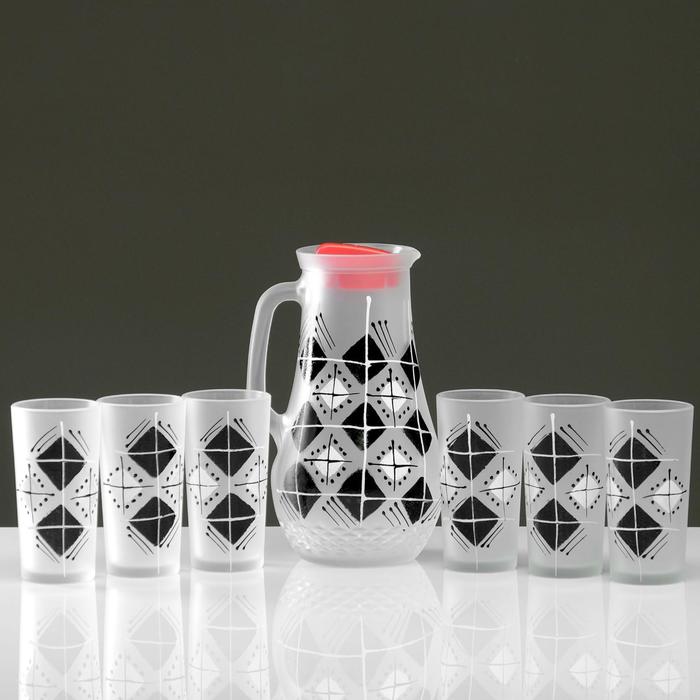 Набор для воды "Домино" 7 предметов художественная роспись - Фото 1