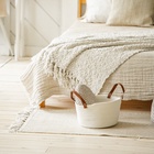 Корзина для хранения SL Home «Луиза», плетёная, ручной работы, 33×33×16 см, белая - Фото 6