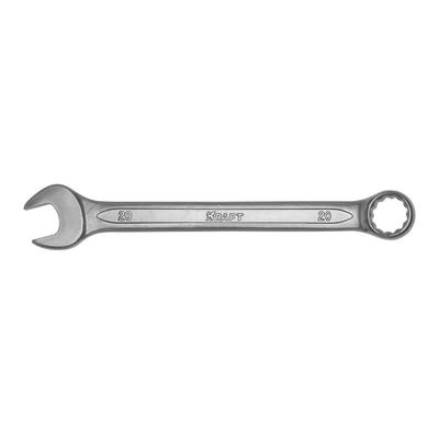 Ключ комбинированный KRAFT KT 700514, Cr-V; холодный штамп, в холдере, 20 мм