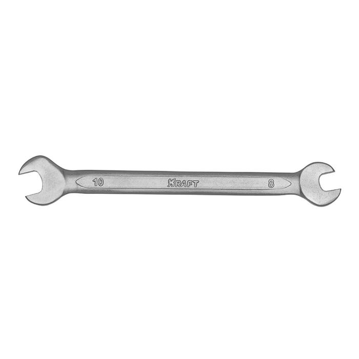 Ключ рожковый KRAFT KT 700523, холодный штамп, 8х10 мм