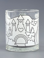 Кружка стеклянная под роспись «Принцессы красавицы» - Фото 2