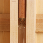 Часы песочные для бани и сауны закрытые ЧПС-1Ш, на 15 мин, деревянные - Фото 3