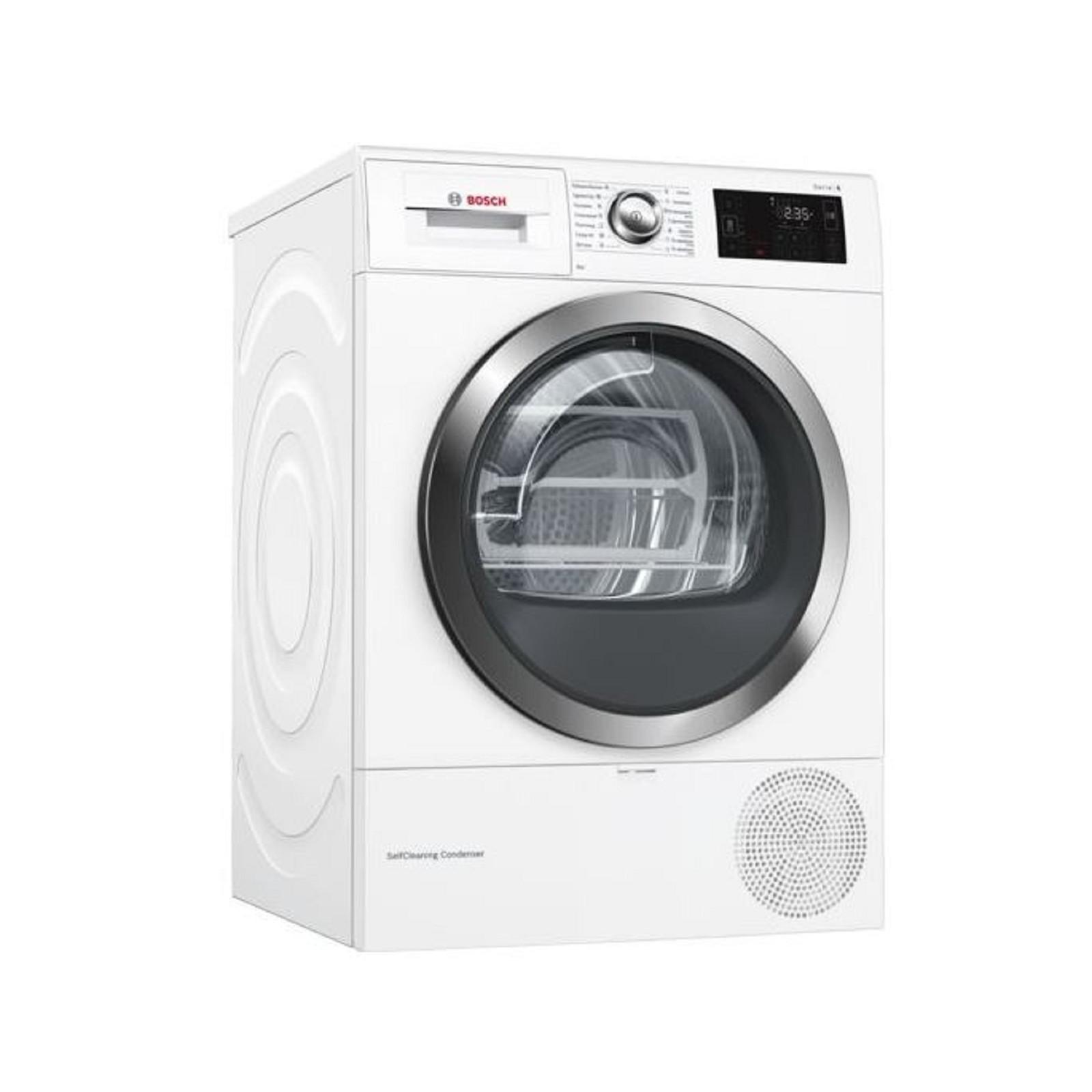 Сушильная машина Bosch WTW876H0OE, класс A++, до 9 кг, белый