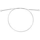 Поводок струна стальной, диаметр 0.35 мм, тест 12.5 кг, 25 см, 5 шт. - фото 21296834