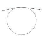 Поводок струна стальной, диаметр 0.4 мм, тест 15 кг, 25 см, 5 шт. - фото 21296842