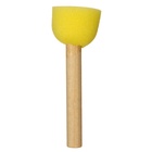 Кисть - спонж для рисования, круглая, деревянная ручка, в пакете  (артикул 5486619)  большой выбор товаров оптом и в розницу по низким ценам с доставкой