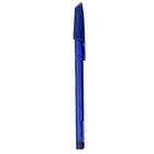 Ручка шариковая 1,0 мм стержень синий, корпус синий треугольный - Фото 3