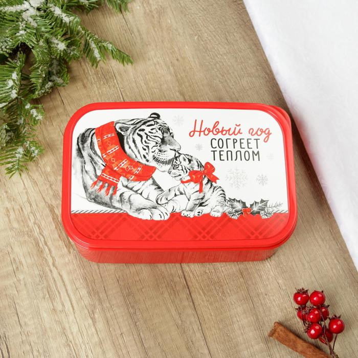 Ланч - бокс новогодний «Новый год согреет теплом», 1.2 л - Фото 1