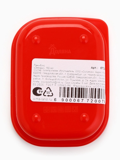 Ланч - бокс новогодний «Зима волшебное время», 150 мл