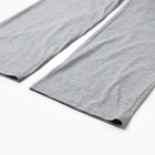 Пижама женская (рубашка, брюки) KAFTAN Fresh, размер 44-46, серая - Фото 13