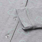 Пижама женская (рубашка, брюки) KAFTAN Fresh, размер 44-46, серая - Фото 8