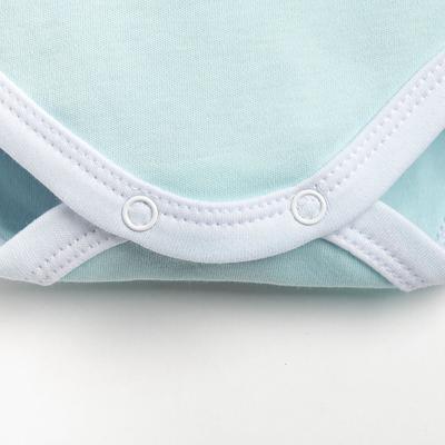 Боди для девочки «Крошка Я» Unicorn, голубое, рост 62-68 см