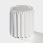 Банка для сыпучих Доляна «Золотой зайка», 1.1 л, 12.5×23 см, керамика, белая - Фото 4