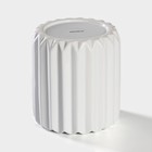 Банка для сыпучих Доляна «Золотой зайка», 1.1 л, 12.5×23 см, керамика, белая - Фото 4