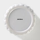 Банка для сыпучих Доляна «Золотое крыло», 900 мл, 12×17 см, керамика, белая - Фото 5