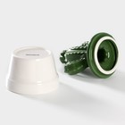 Банка для сыпучих Доляна «Кактус», 150 мл, 8×8×14 см, керамика - Фото 3