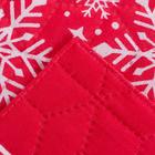 Покрывало Экономь и Я "Снежинки" 150*210±5см,микрофайбер,210 г/м2,100% п/э - фото 68895122