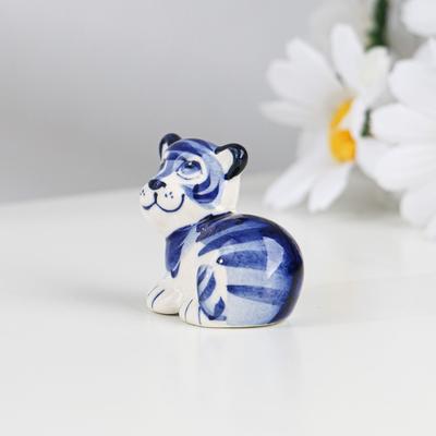 Сувенир "Тигр Пупс", гжель
