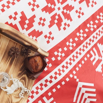 Постельное бельё 2-спальное LoveLife Christmas ornament, сатин