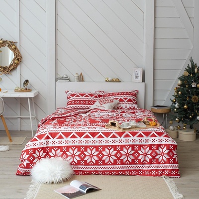 Постельное бельё 2-спальное LoveLife Christmas ornament, сатин