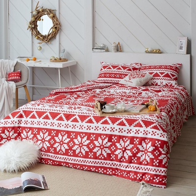 Постельное бельё 2-спальное LoveLife Christmas ornament, сатин