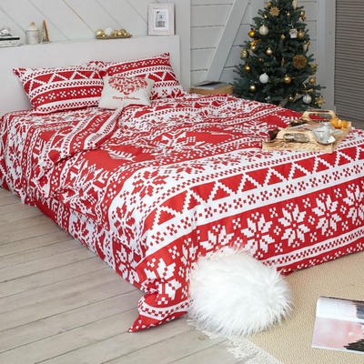 Постельное бельё 2-спальное LoveLife Christmas ornament, сатин