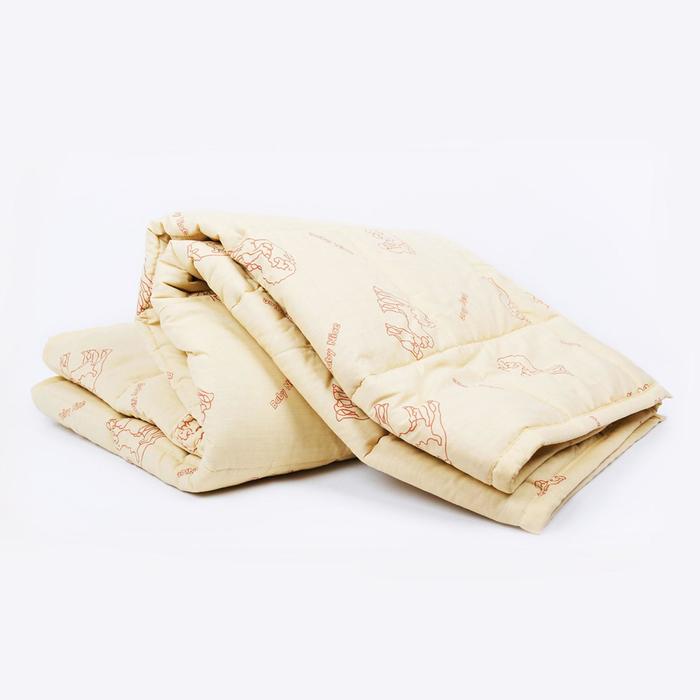 Одеяло стеганое, размер 105х140 см, верблюжий пух - Фото 1