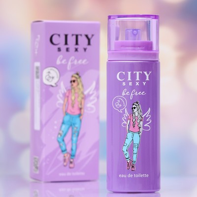 Туалетная вода женская City Sexy Be free, 60 мл