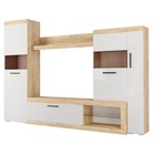 Гостиная «БАСТОН», 2805×2000×400 мм, дуб вотан/белый - Фото 2