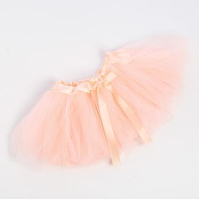 Юбка трёхслойная Крошка Я, 17×19 см, персиковая