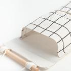 Органайзер подвесной с карманами Доляна «Клетка», 3 отделения, 57×19 см, цвет белый - Фото 5