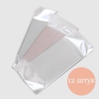 Пакет "Подарочный" с жестким дном №1, прозрачный, набор 12 шт. - фото 26157692