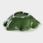 Салатник Доляна «Лист», 300 мл, 17,5×15,5 см, цвет зелёный - Фото 4